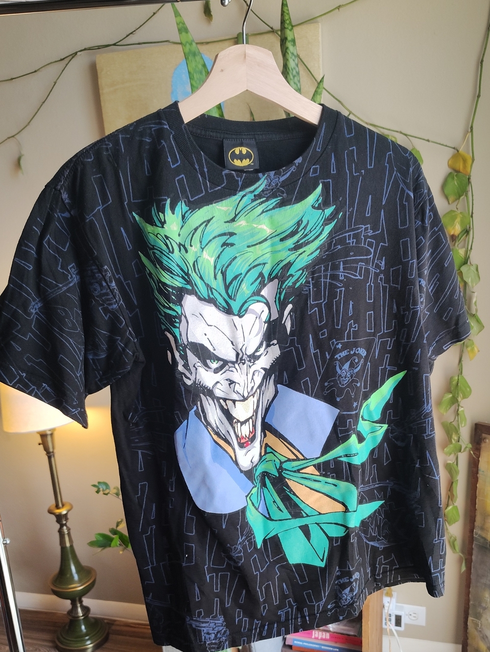 Batman The Joker Graphic Tee - Black with Green